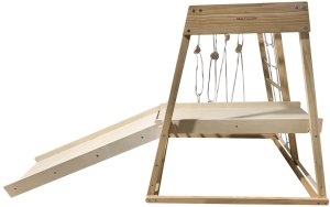 Plac zabaw do domu Tygrys | Montessori | Drabinki + zjeżdżalnia + huśtawka 3