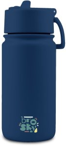 Brosky Basic Stalowa butelka na wodę w kolorze ciemnoniebieskim 450ml 1