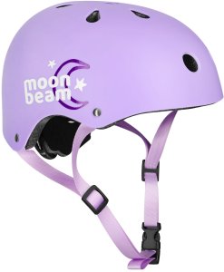 NA0189 ZESTAW LED ŁYŻWOROLKI OCHRANIACZE MOONBEAM FIOLETOWE ROZM. L(39-42) NILS EXTREME 6