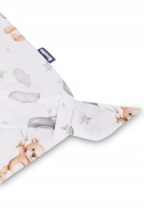 ROŻEK MUŚLINOWY TEDDY SZARY 75x75 5