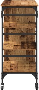 Wózek kuchenny Stare drewno 87,5x38,5x84,5 cm Drewno inżynieryjne 6