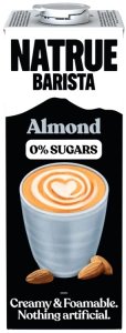 Napój, mleko migdałowe wegańskie bez cukru Almond Drink 1l - Natrue Barista 1