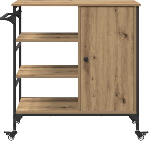 Wózek kuchenny Dąb artisan 87,5x38,5x84,5 cm Drewno 5