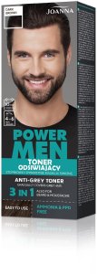 JOANNA Power Men Toner odsiwiający 02 Dark brown 80 g 1
