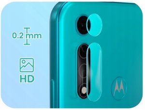 3-PAK Szkło Na Aparat Do Moto G8 Power Lite (Hartowane, Na Obiektyw, 9H) 2