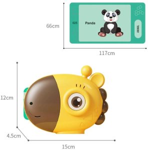 Zabawka do wczesnej nauki angielskiego żyrafa 2606 4