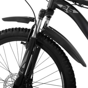 Błotniki rowerowe 2 szt. na przód, tył z odblaskiem, uniwersalne komplet UNIWERSALNY 25