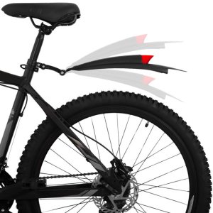 Błotniki rowerowe 2 szt. na przód, tył z odblaskiem, uniwersalne komplet UNIWERSALNY 26