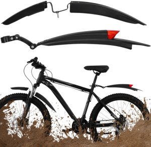 Błotniki rowerowe 2 szt. na przód, tył z odblaskiem, uniwersalne komplet UNIWERSALNY 27