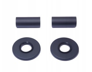 Diamond zestaw maskujący, 2 rozety pojedyńcze z tulejami, czarny ART.441.ZEST.MASK.CZ 11