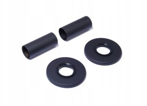 Diamond zestaw maskujący, 2 rozety pojedyńcze z tulejami, czarny ART.441.ZEST.MASK.CZ 12