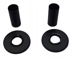 Diamond zestaw maskujący, 2 rozety pojedyńcze z tulejami, czarny ART.441.ZEST.MASK.CZ 3