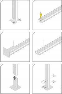 Domax PODSTAWA DO BELKI GPP 80 80*200*150*2.0/4.0 4