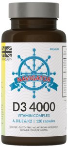 NAVIGATOR Cztery Pory Roku Witamina D3 4000 IU 120 kaps. 1