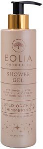 Eolia Gold Orchid Żel pod prysznic z kwasem hialuronowym z brokatem 250ml 1