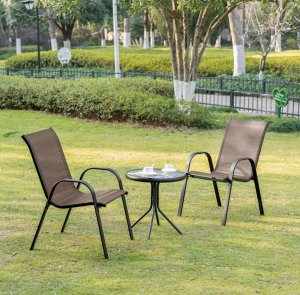 Krzesło SOFIA - brązowe x 4 8