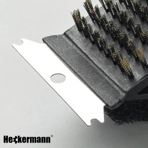 Akcesoria do grillowania Heckermann 3szt Dmuchawa Rękawice Czyścik rusztu 7