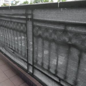 Heckermann Zestaw Osłona balkonowa 1x6m - Szara + Opaski zaciskowe 50szt - Szare 3