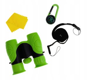 Lornetka Dla Dzieci 8X21 Optyka Zoom Dzień I Noc Lupa Kompas Etui Regulacja 6