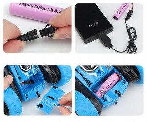 Auto Akrobata Zdalnie Sterowany Samochód + Pilot 6