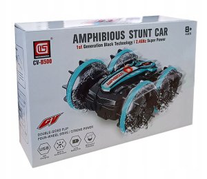 click4TOYS Auto Rc Amfibia Pływający Samochód Zdalnie Sterowany Pilot + Opaska Na Gest 5
