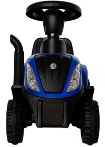 Jeździk odpychacz traktor z przyczepką i funkcjami dźwiękowymi oraz świetlnymi NEW HOLLAND niebieski 6