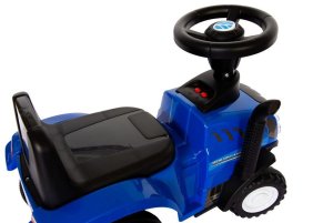 Jeździk odpychacz traktor z przyczepką i funkcjami dźwiękowymi oraz świetlnymi NEW HOLLAND niebieski 10