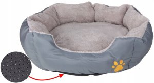 Miękkie GRUBE legowisko dla psa, kota z poduszką ANTYPOŚLIZGOWE kanapa 57cm 1
