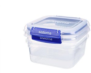 Sistema - 1,15L Square Klip It Plus 2 Pack 1
