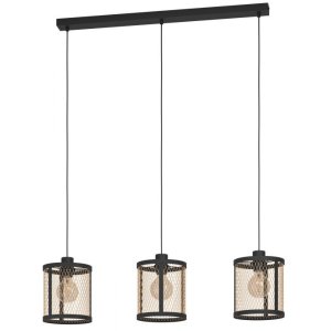 EGLO Dellow, 3 bulb(s), E27, IP20, Black 1