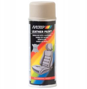 Motip læder og vinyl maling Beige/Brun 200ml 1
