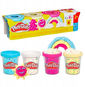 Play-Doh 4 Pack Specialty 340 g - Confetti Fun 1