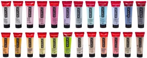 Artequipment Amsterdam Standard Series acrylic paint soft colors set | 24 x 3