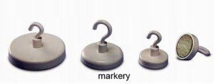 Magnetoplan magnetoplan Hakenmagnet, wei?, Durchmesser: 47 mm Magnethaken zur Befestigung von Gegenst?nden an der Wand (52647) 2