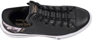 Buty męskie Skechers x Snoop Dogg: Premium Leather Slip-ins Snoop One  OG  (251016-BKW) 44 4