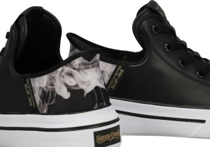 Buty męskie Skechers x Snoop Dogg: Premium Leather Slip-ins Snoop One  OG  (251016-BKW) 43 6