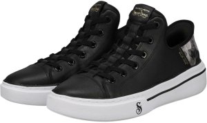 Buty męskie Skechers x Snoop Dogg: Premium Leather Slip-ins Snoop One  OG  (251016-BKW) 43 7