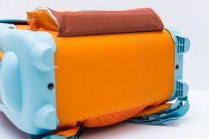 TORNISTER AUTA usztywniany 21L niebiesko-pomarańczowy 3