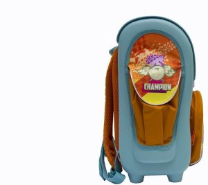 TORNISTER AUTA usztywniany 21L niebiesko-pomarańczowy 4