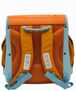 TORNISTER AUTA usztywniany 21L niebiesko-pomarańczowy 5