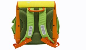TORNISTER AUTA usztywniany 21L zielono-pomarańczowy 3