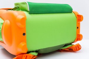 TORNISTER AUTA usztywniany 21L zielono-pomarańczowy 4