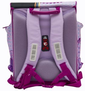 Tornister szkolny GIRLS dziewczynka z pieskiem ergonomiczny, extra lekki 1,10 kg fioletowy 3