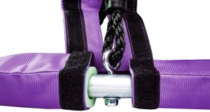 Huśtawka ogrodowa Bocianie Gniazdo XL, 100 cm, 150 kg, multikolor, kolorowe chorągiewki 12