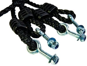 Huśtawka ogrodowa Bocianie Gniazdo XL, 100 cm, 150 kg, multikolor, kolorowe chorągiewki 8