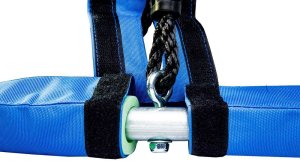 Huśtawka ogrodowa Bocianie Gniazdo XL, 100 cm, 150 kg, niebieska 11