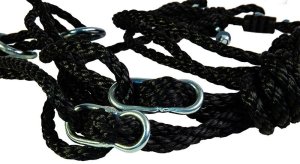 Huśtawka ogrodowa Bocianie Gniazdo XL, 100 cm, 150 kg, niebieska 3