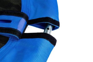 Huśtawka ogrodowa Bocianie Gniazdo XL, 100 cm, 150 kg, niebieska 10