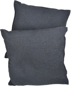 Huśtawka ogrodowa, fotel wiszący brazylijski z poduszkami 130kg grafitowy 3