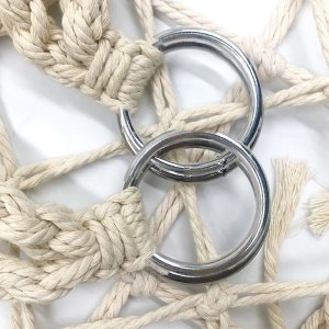 Ażurowa huśtawka ogrodowa, fotel wiszący, bocianie gniazdo 150kg beżowy 4